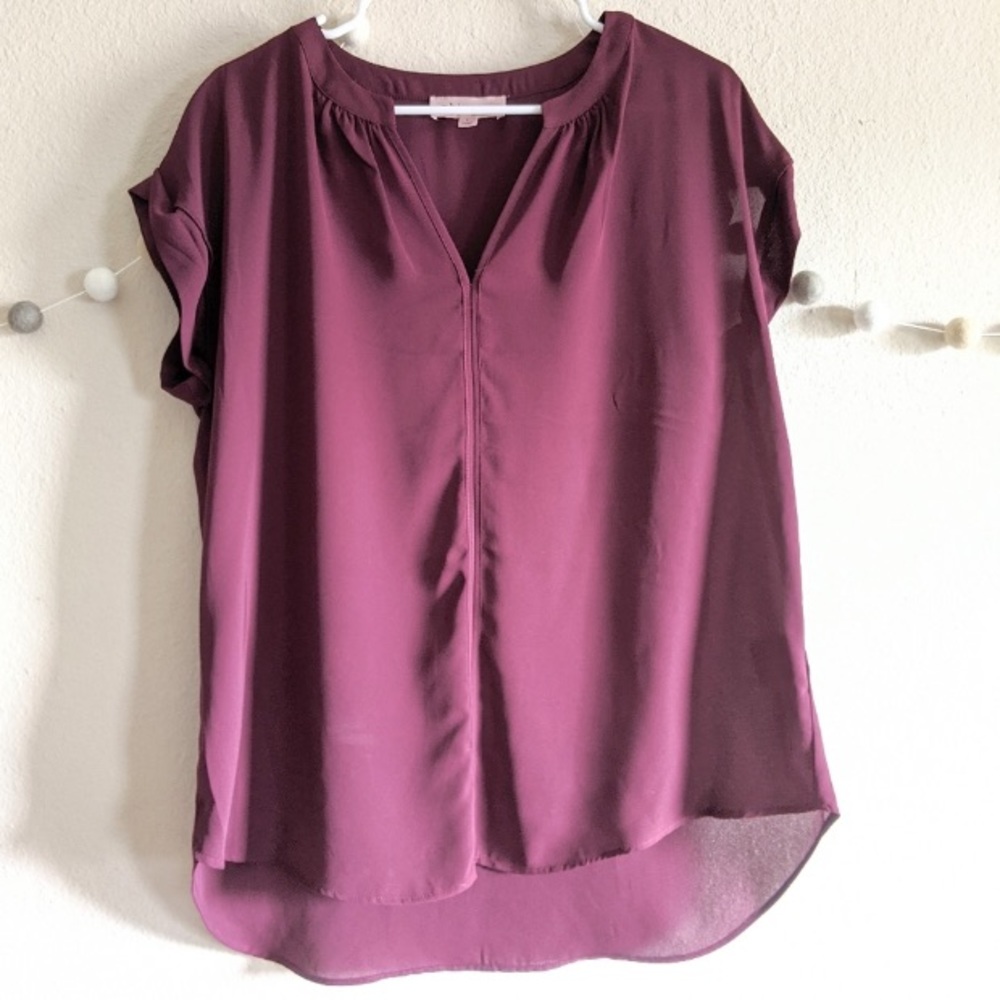 Philosophy Nordstrom Plum Blouse